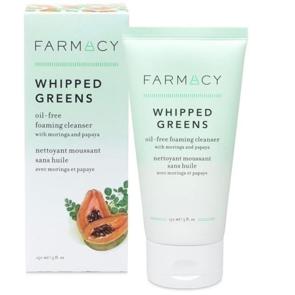 WHIPPED GREENS
oil-free foaming cleanser
